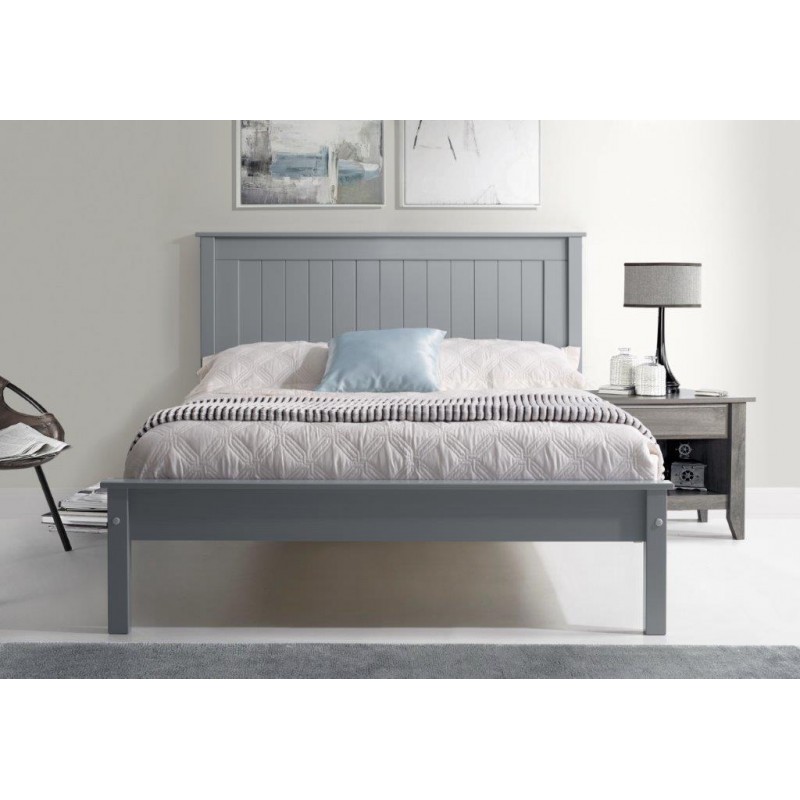 LL Taurus Grey with Low Footboard 3ft Bed Frame